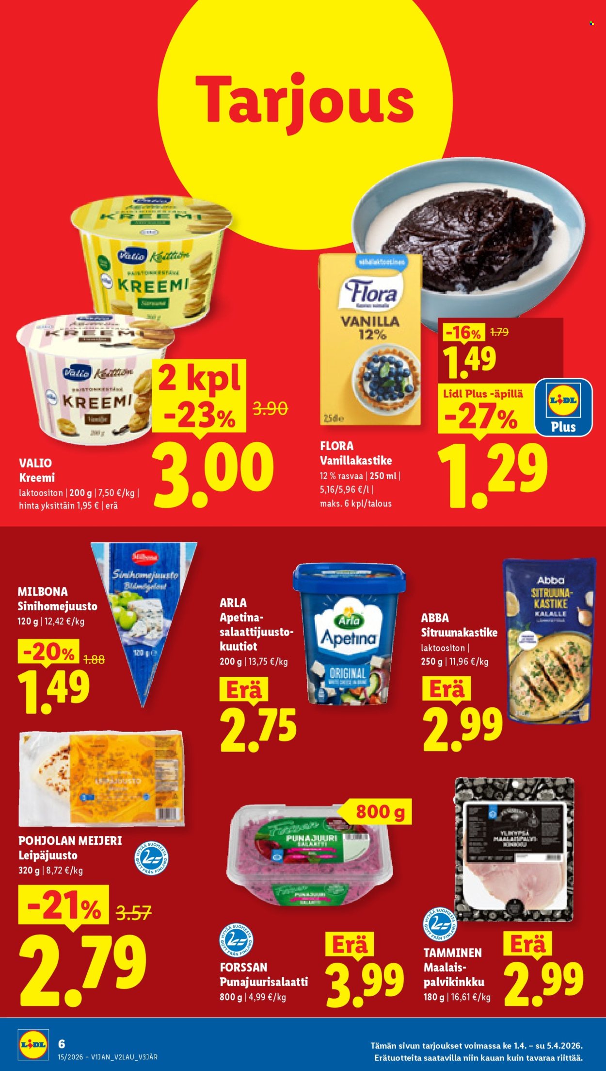 Lidl tarjoukset - 01.04.2026 - 08.04.2026. Sivu 6