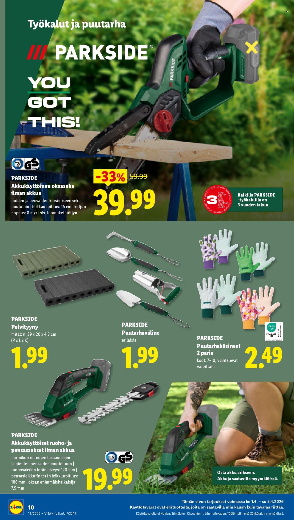 Lidl tarjoukset - 01.04.2026 - 08.04.2026. Sivu 12