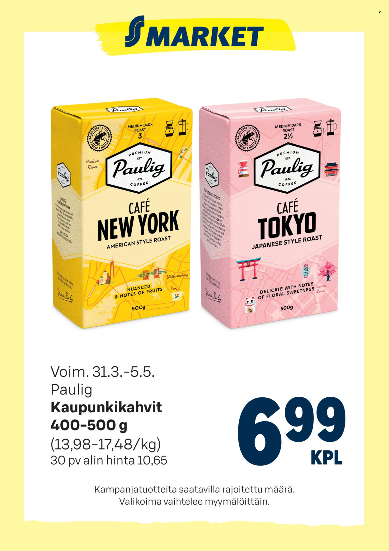 S-market tarjoukset - 31.03.2026 - 05.05.2026. Sivu 1