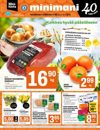 Minimani tarjoukset  - 31.03.2026 - 06.04.2026.