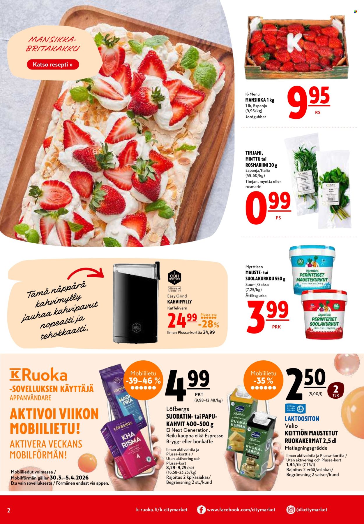 K-citymarket tarjoukset - 01.04.2026 - 06.04.2026. Sivu 2