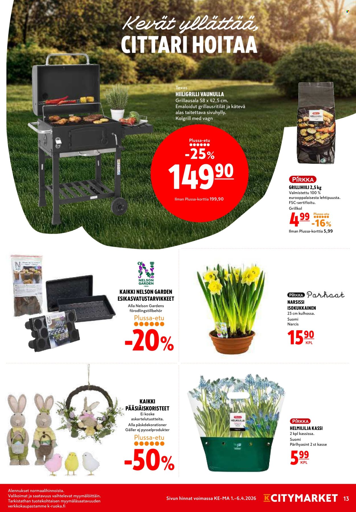 K-citymarket tarjoukset - 01.04.2026 - 06.04.2026. Sivu 13