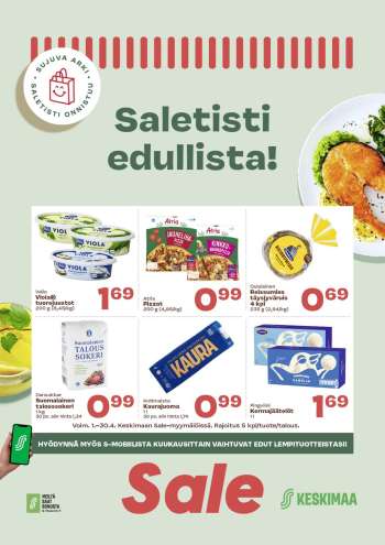 Sale tarjoukset  - 01.04.2026 - 30.04.2026.