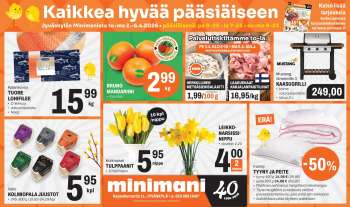 Minimani tarjoukset  - 02.04.2026 - 06.04.2026.