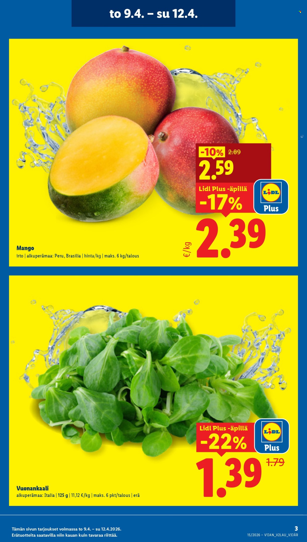 Lidl tarjoukset - 09.04.2026 - 15.04.2026. Sivu 3