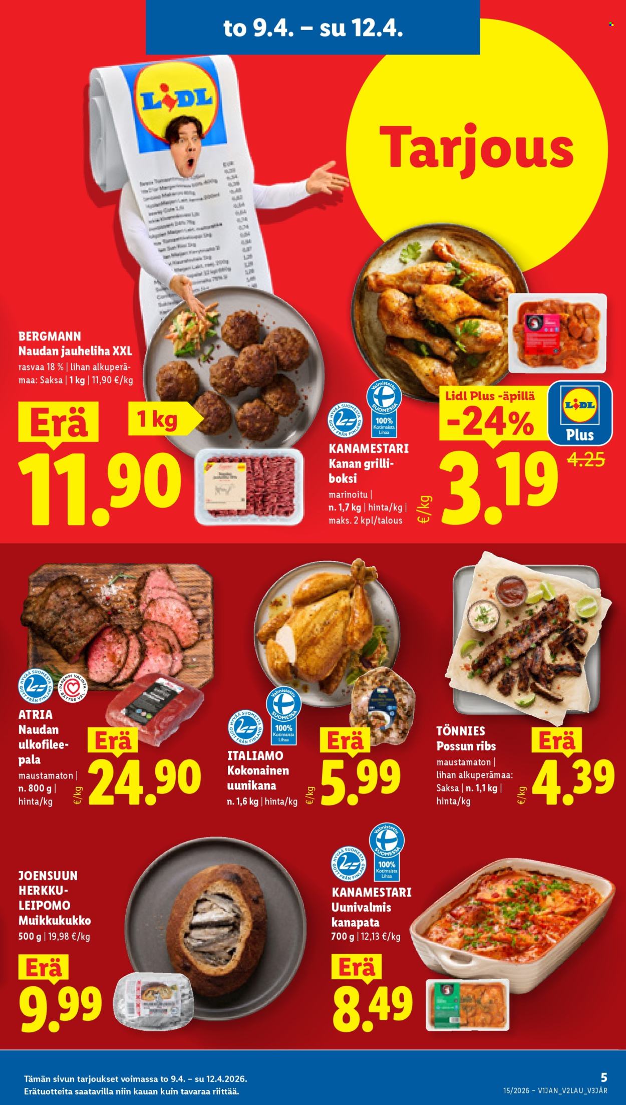 Lidl tarjoukset - 09.04.2026 - 15.04.2026. Sivu 5