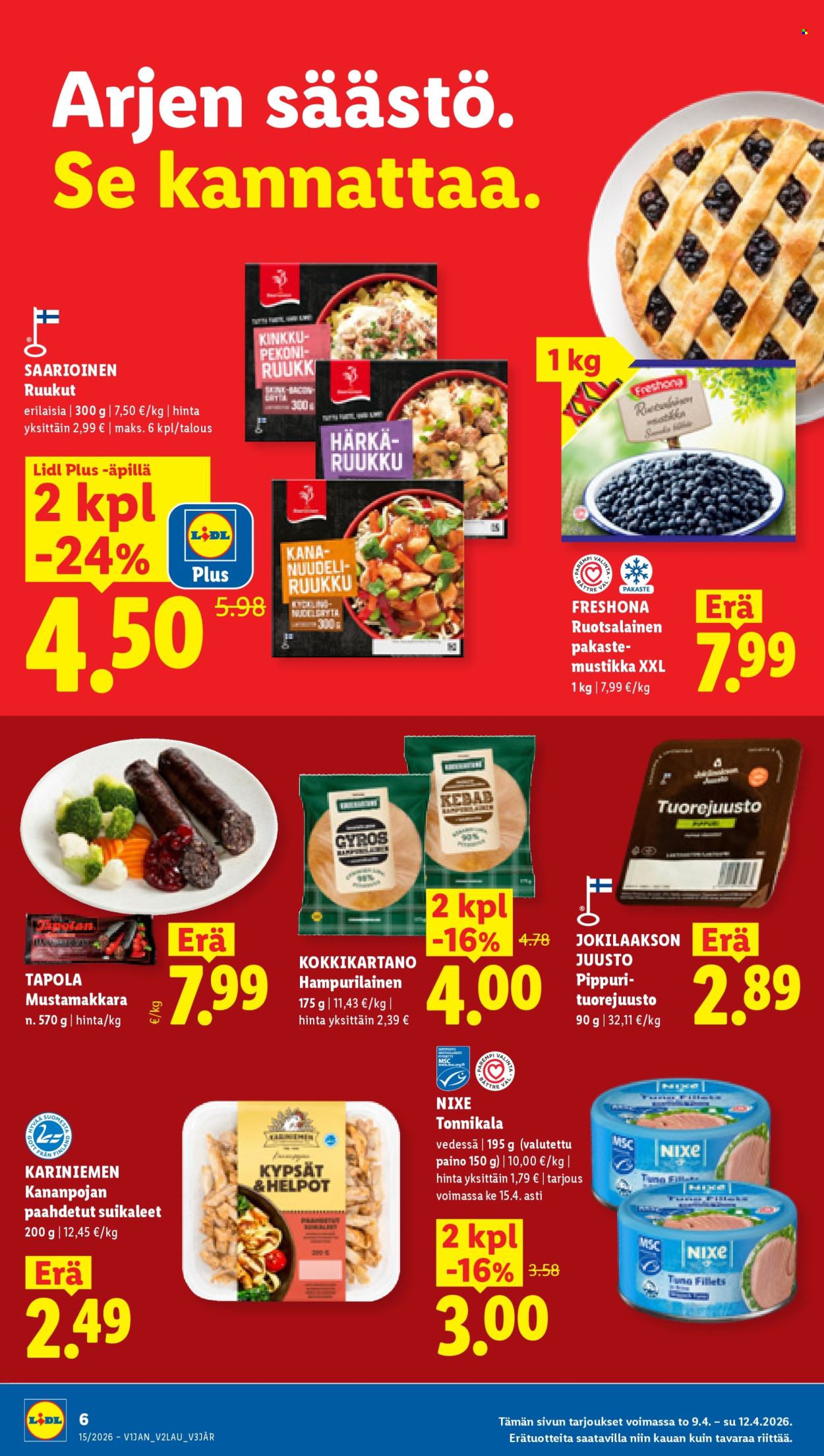 Lidl tarjoukset - 09.04.2026 - 15.04.2026. Sivu 6