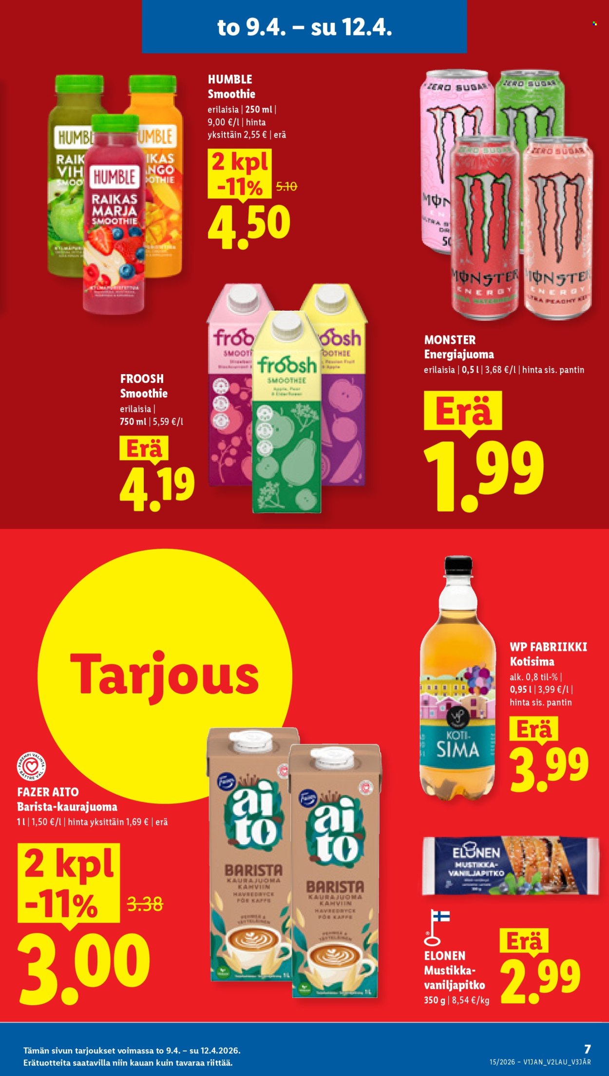 Lidl tarjoukset - 09.04.2026 - 15.04.2026. Sivu 7