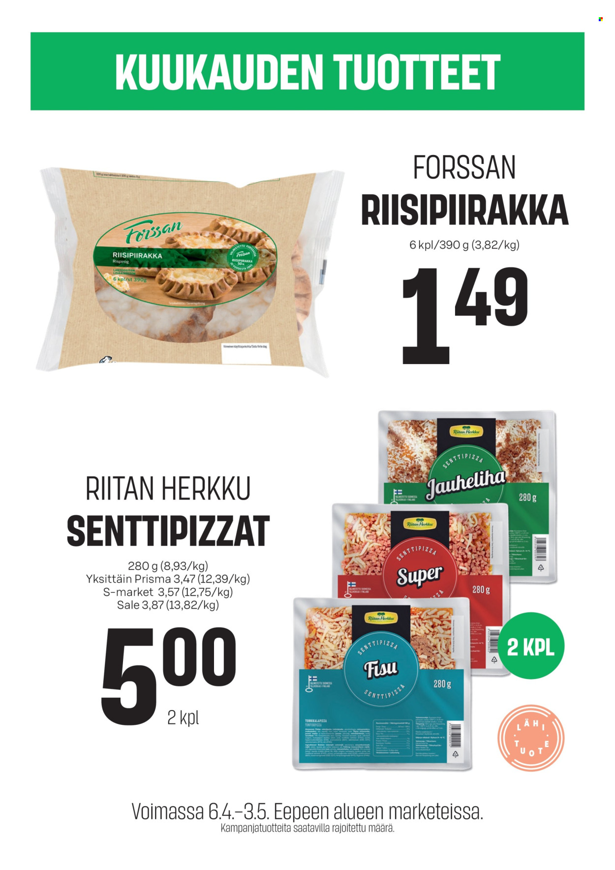 Sale tarjoukset - 06.04.2026 - 03.05.2026. Sivu 1