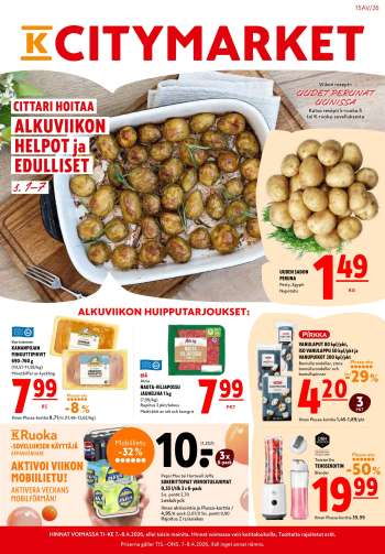 K-citymarket tarjoukset  - 07.04.2026 - 08.04.2026.