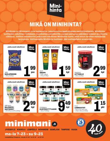 Minimani tarjoukset .
