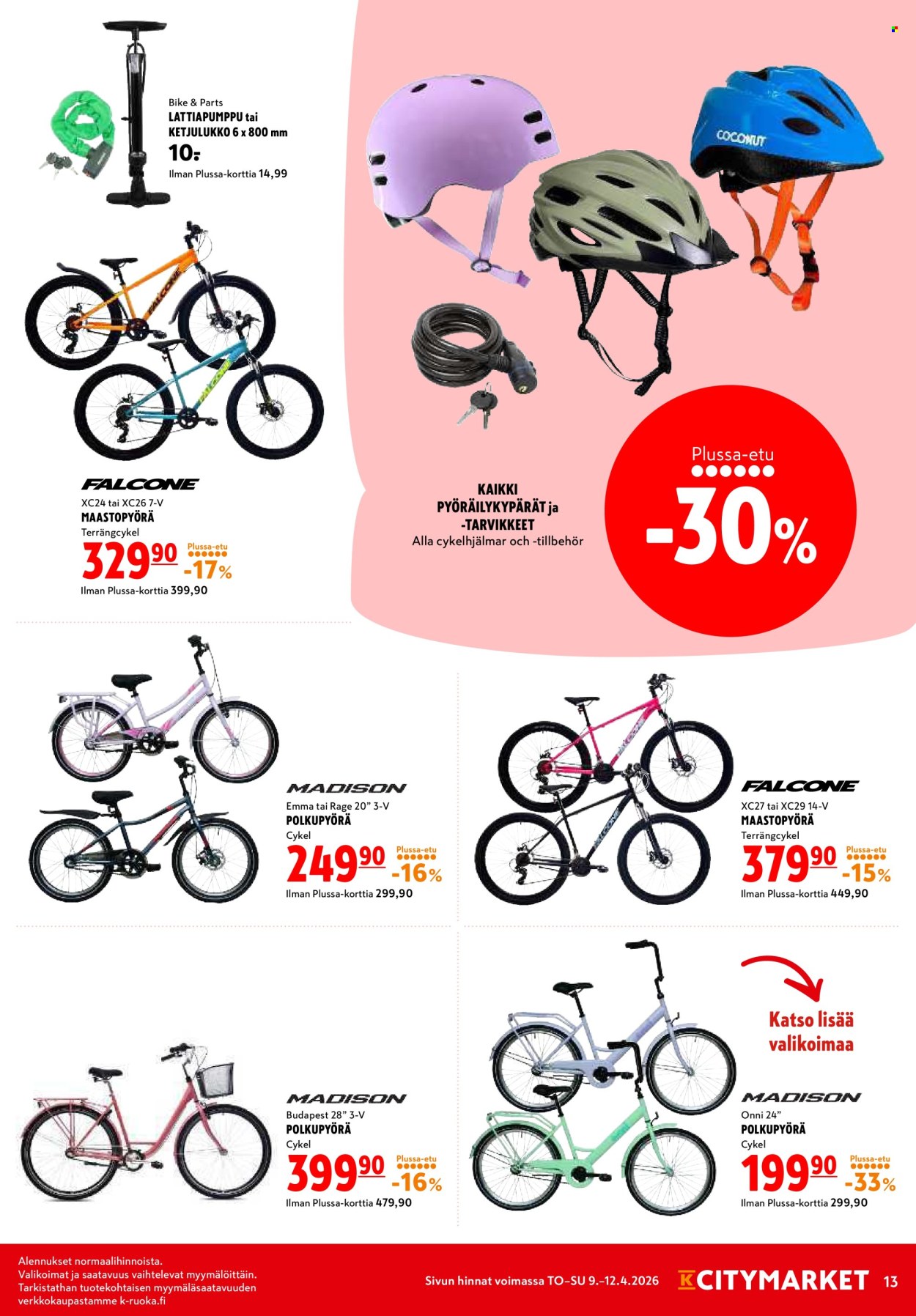 K-citymarket tarjoukset - 09.04.2026 - 12.04.2026. Sivu 13
