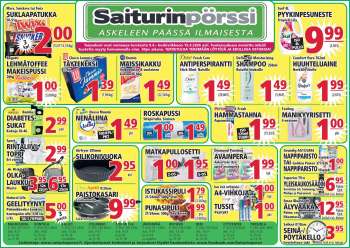 Saiturinpörssi tarjoukset  - 09.04.2026 - 15.04.2026.