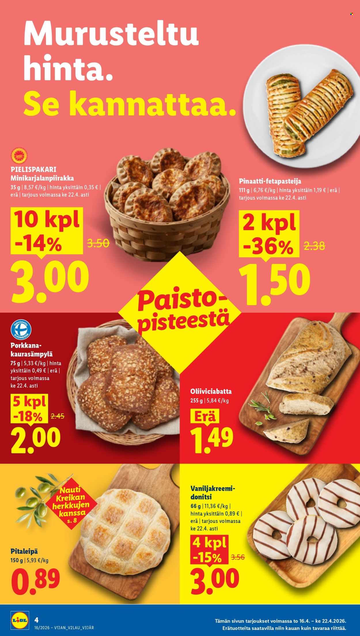 Lidl tarjoukset - 16.04.2026 - 22.04.2026. Sivu 5