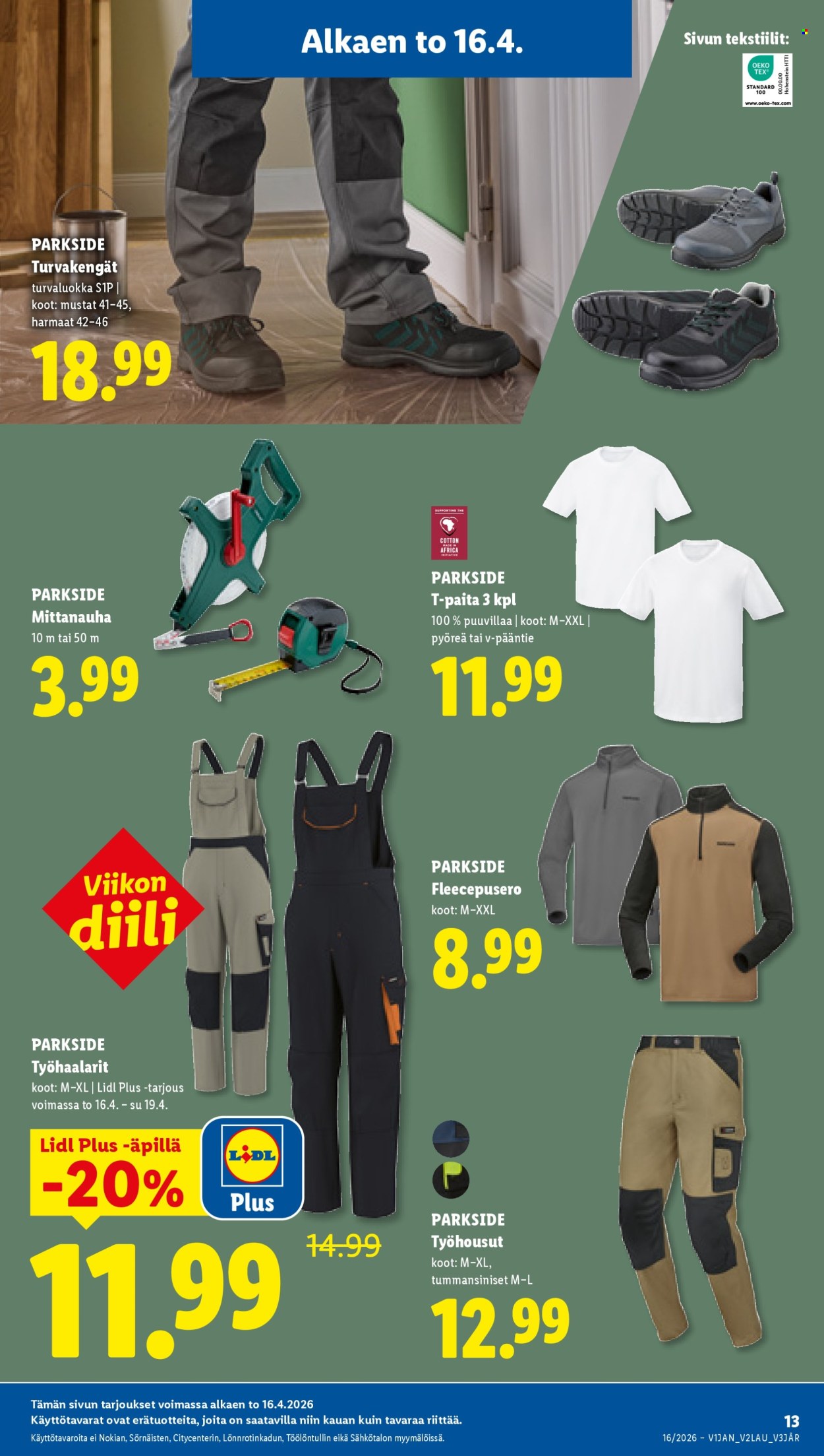 Lidl tarjoukset - 16.04.2026 - 22.04.2026. Sivu 17