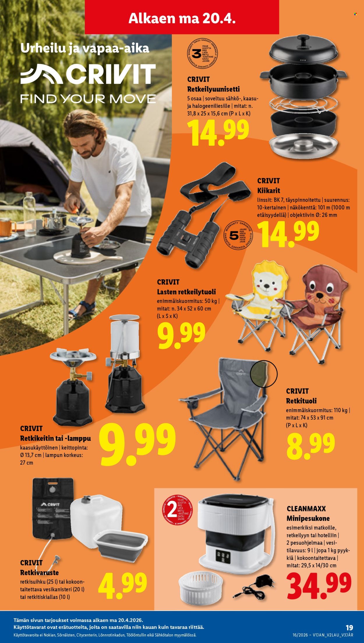 Lidl tarjoukset - 16.04.2026 - 22.04.2026. Sivu 25