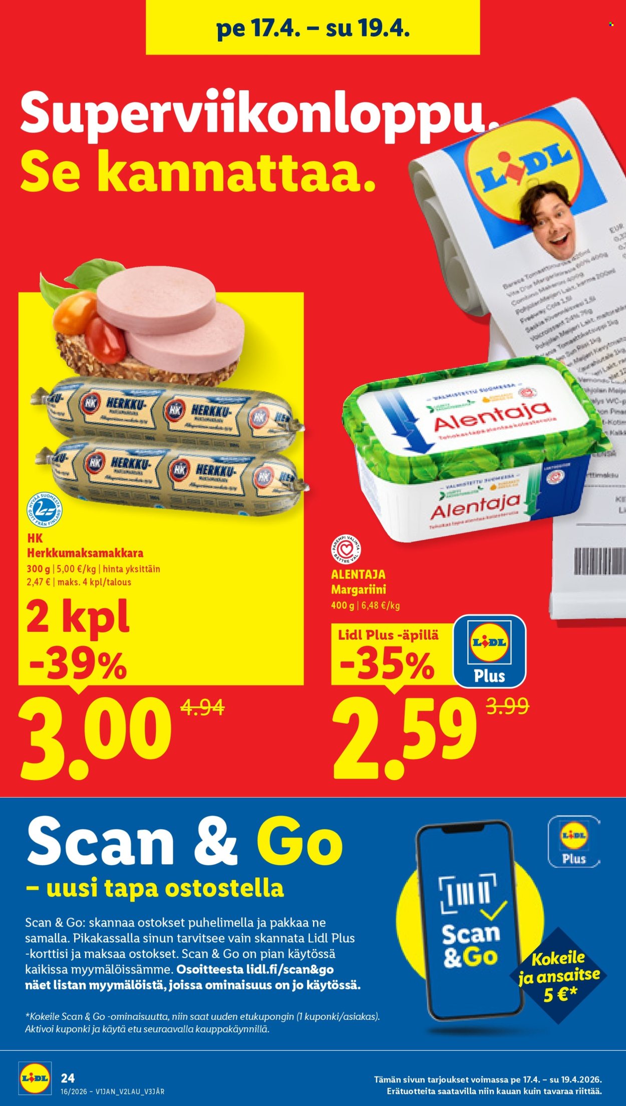 Lidl tarjoukset - 16.04.2026 - 22.04.2026. Sivu 30