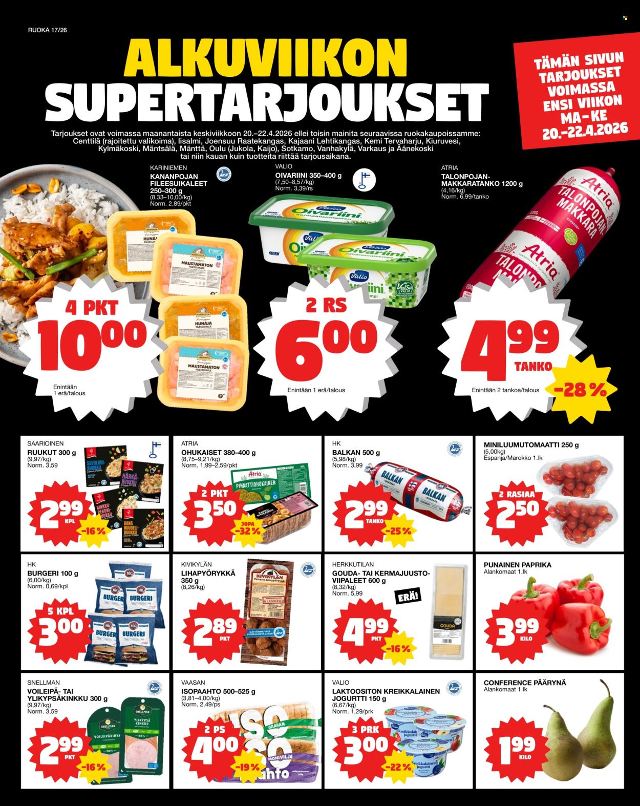 Tokmanni tarjoukset - 20.04.2026 - 22.04.2026. Sivu 1