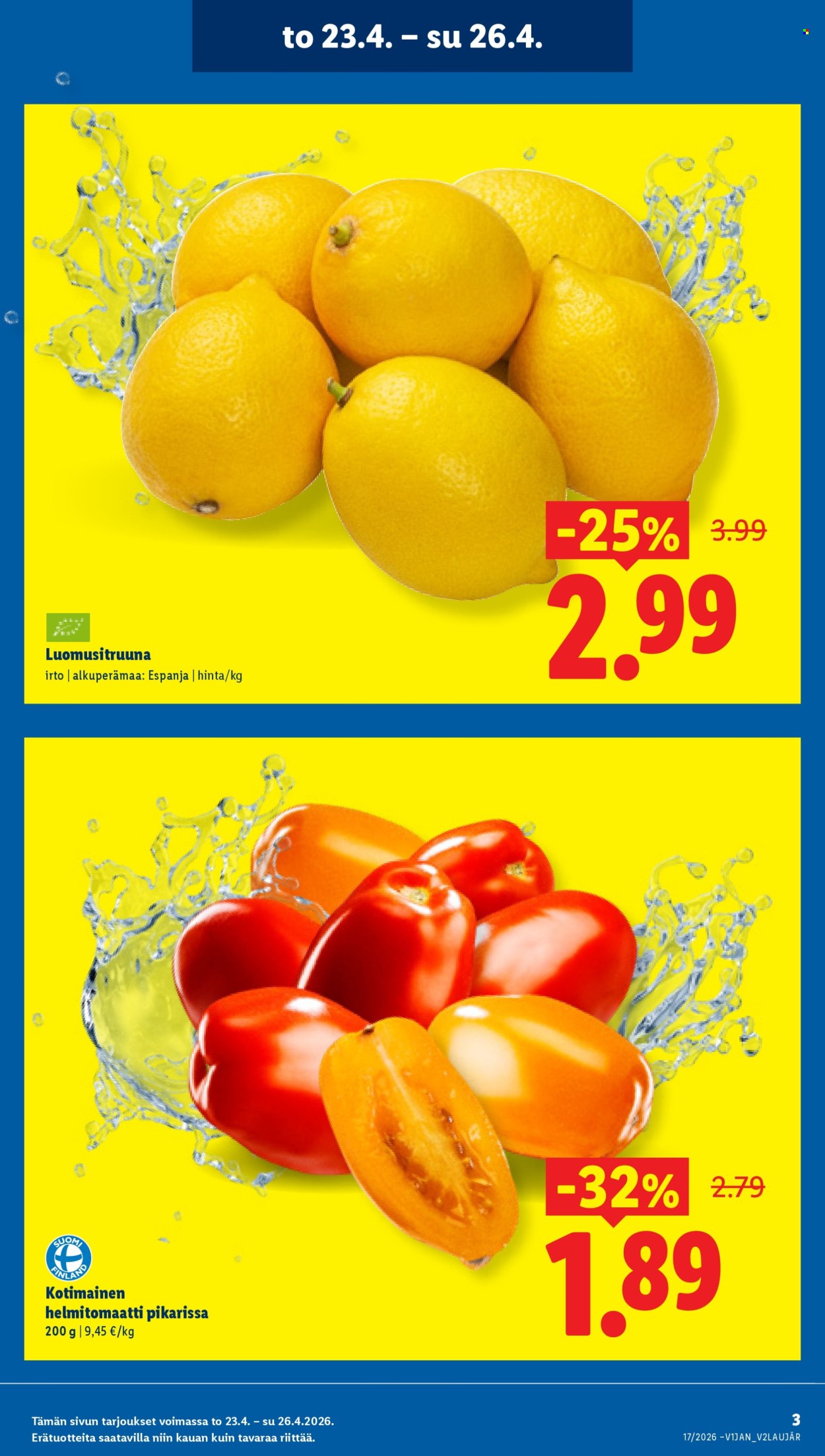 Lidl tarjoukset - 23.04.2026 - 28.04.2026. Sivu 3