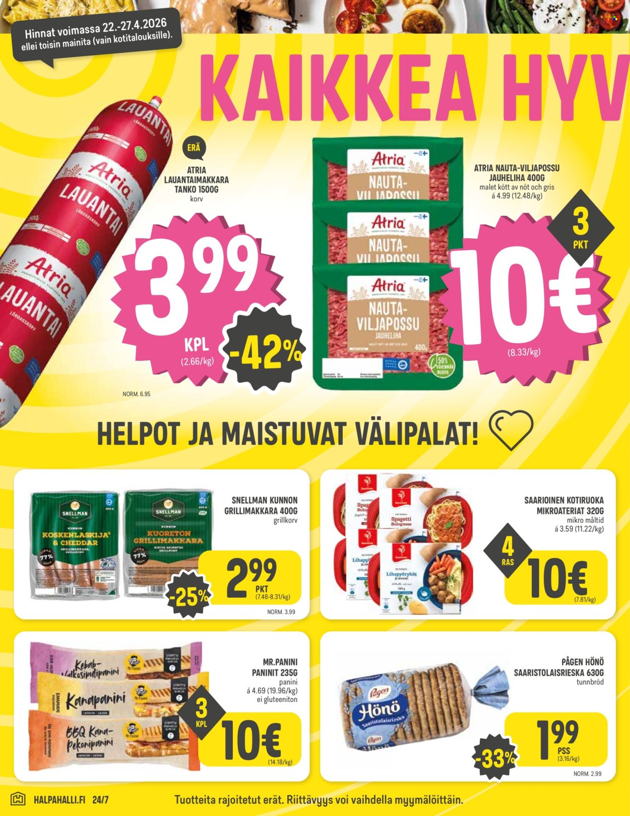 HalpaHalli tarjoukset - 22.04.2026 - 27.04.2026. Sivu 2