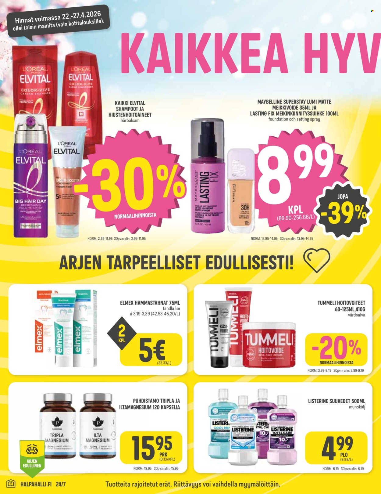 HalpaHalli tarjoukset - 22.04.2026 - 27.04.2026. Sivu 6