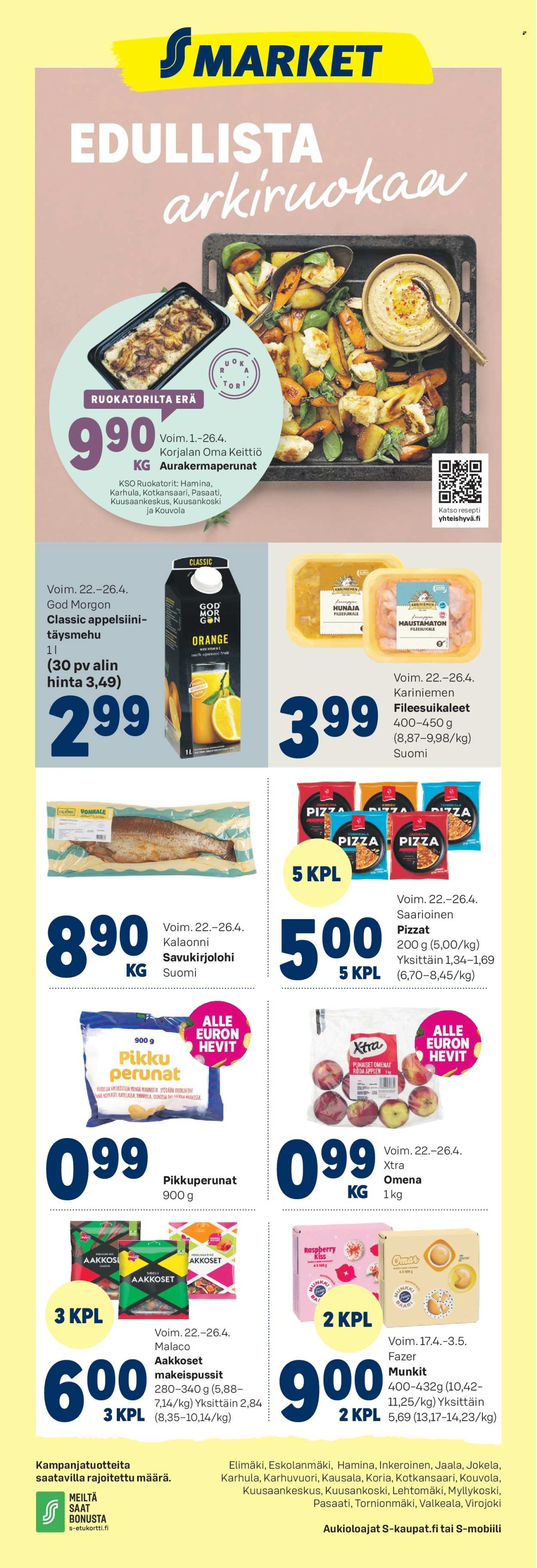 S-market tarjoukset - 22.04.2026 - 26.04.2026. Sivu 1