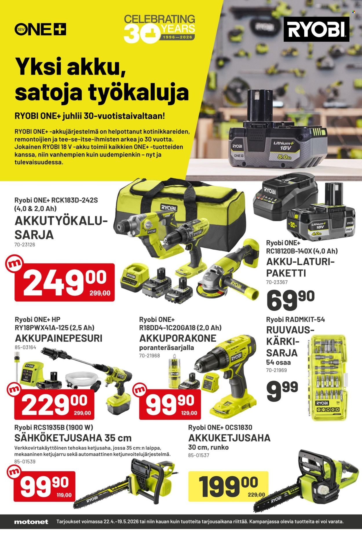 Motonet tarjoukset - 22.04.2026 - 19.05.2026. Sivu 8