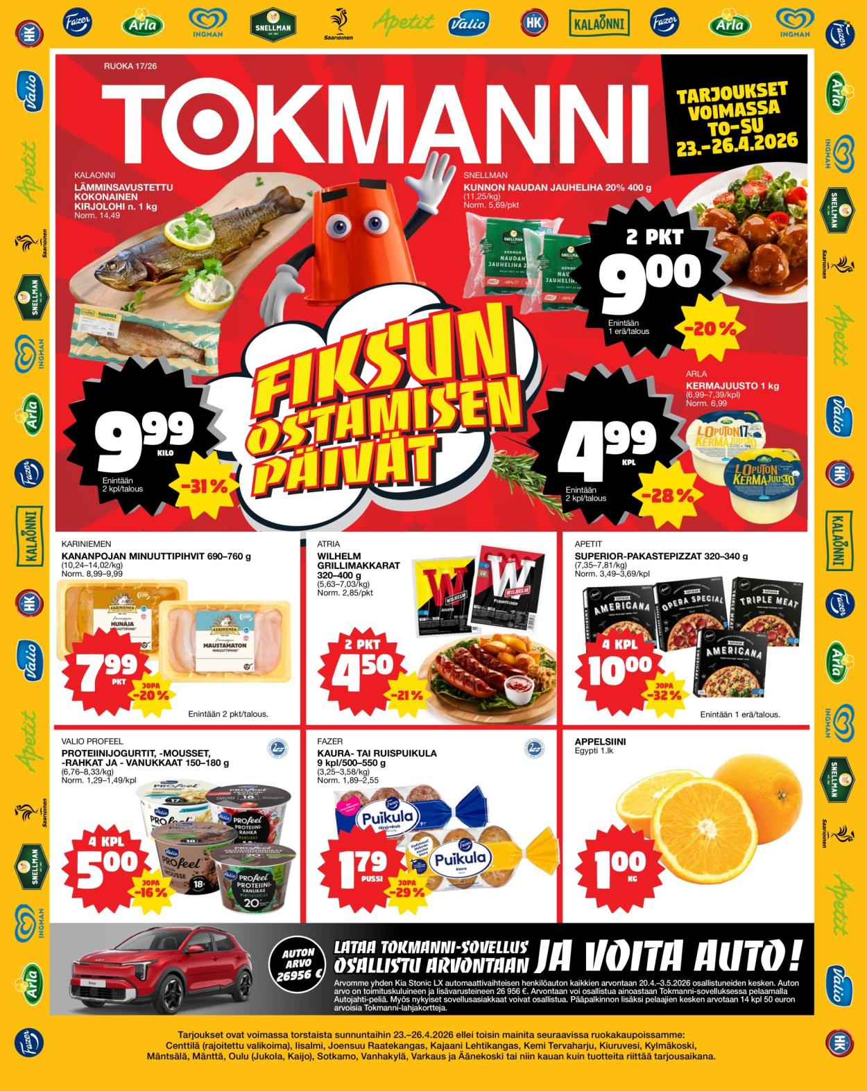 Tokmanni tarjoukset - 23.04.2026 - 26.04.2026. Sivu 1