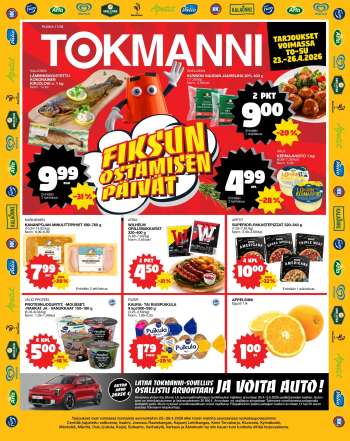 Tokmanni tarjoukset  - 23.04.2026 - 26.04.2026.