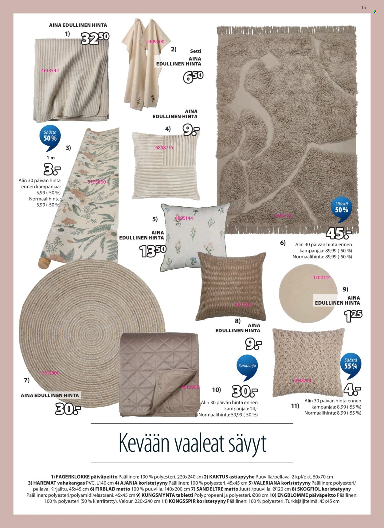 JYSK tarjoukset - 23.04.2026 - 13.05.2026. Sivu 15