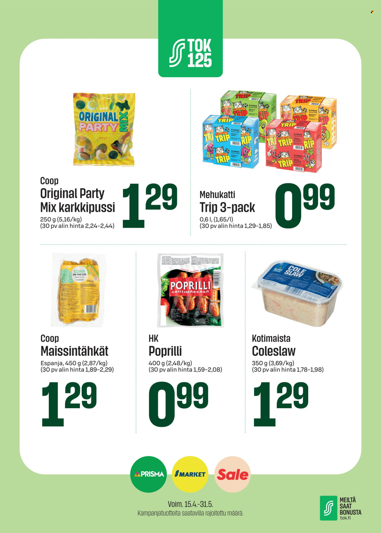 S-market tarjoukset - 15.04.2026 - 31.05.2026. Sivu 1
