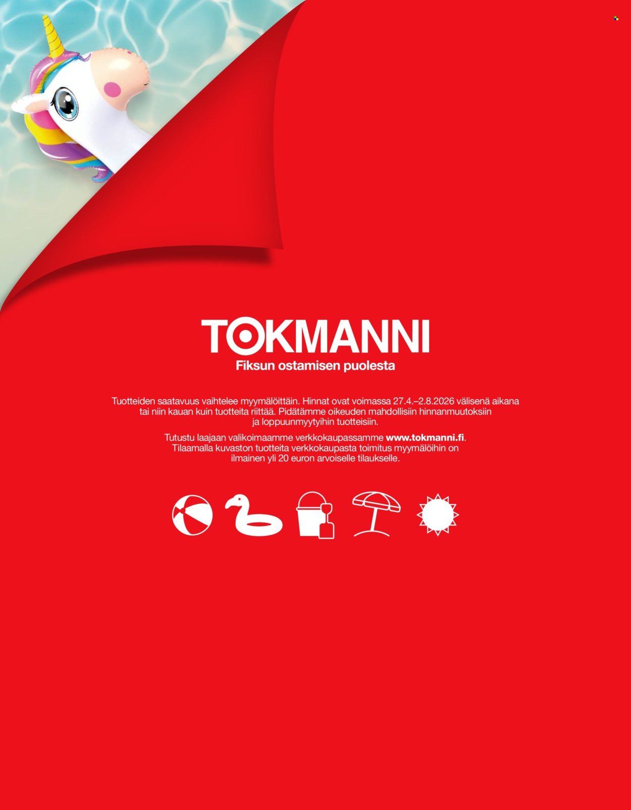 Tokmanni tarjoukset - 27.04.2026 - 02.08.2026. Sivu 32