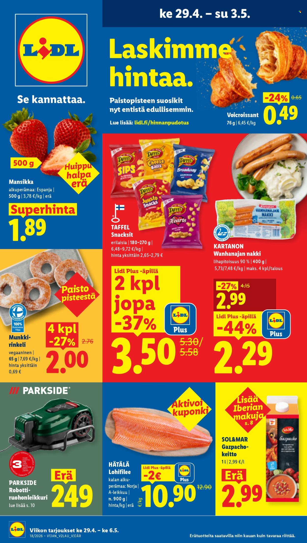 Lidl tarjoukset - 29.04.2026 - 06.05.2026. Sivu 1
