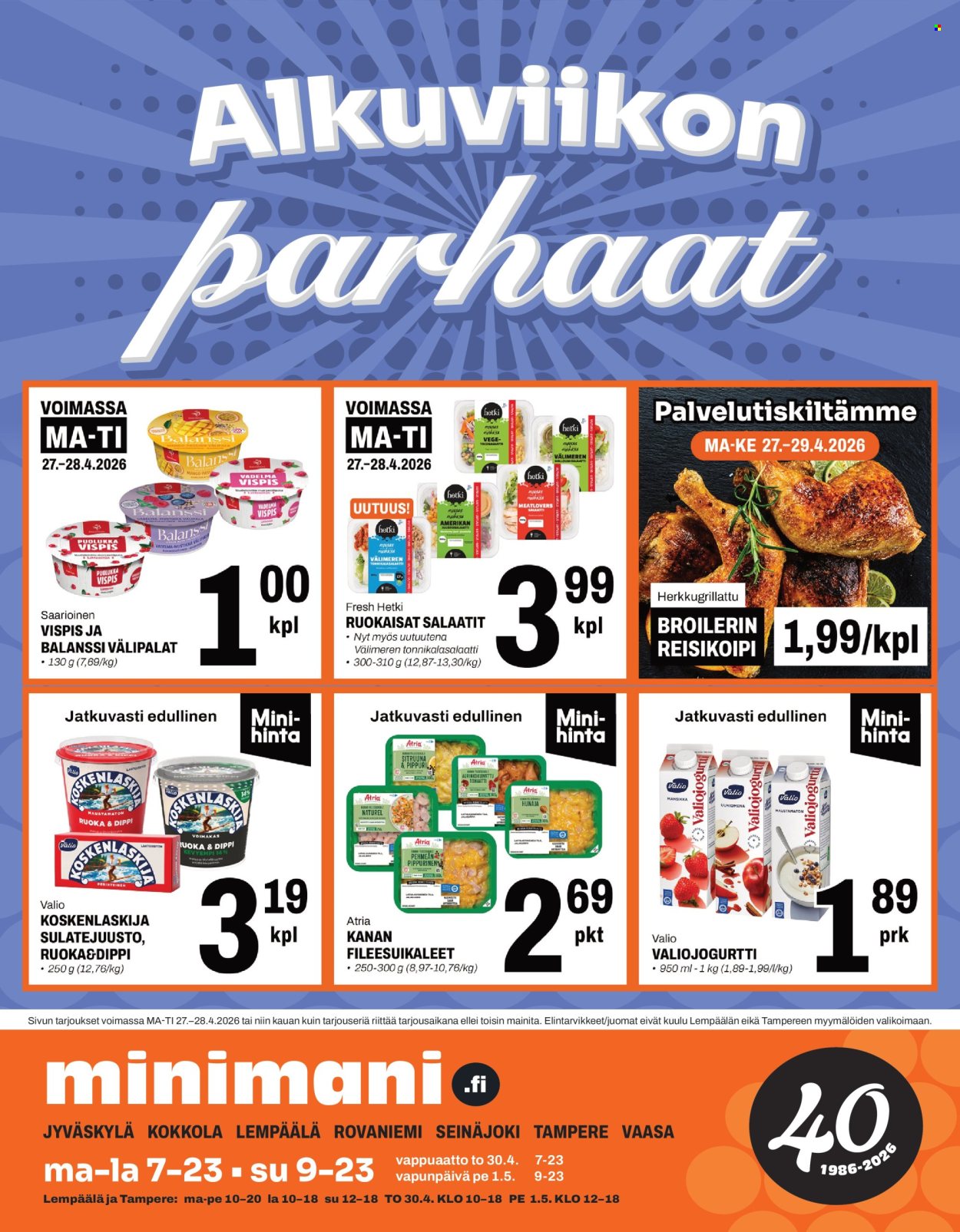 Minimani tarjoukset - 27.04.2026 - 28.04.2026. Sivu 1