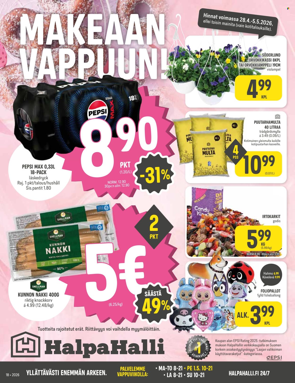 HalpaHalli tarjoukset - 28.04.2026 - 05.05.2026. Sivu 1