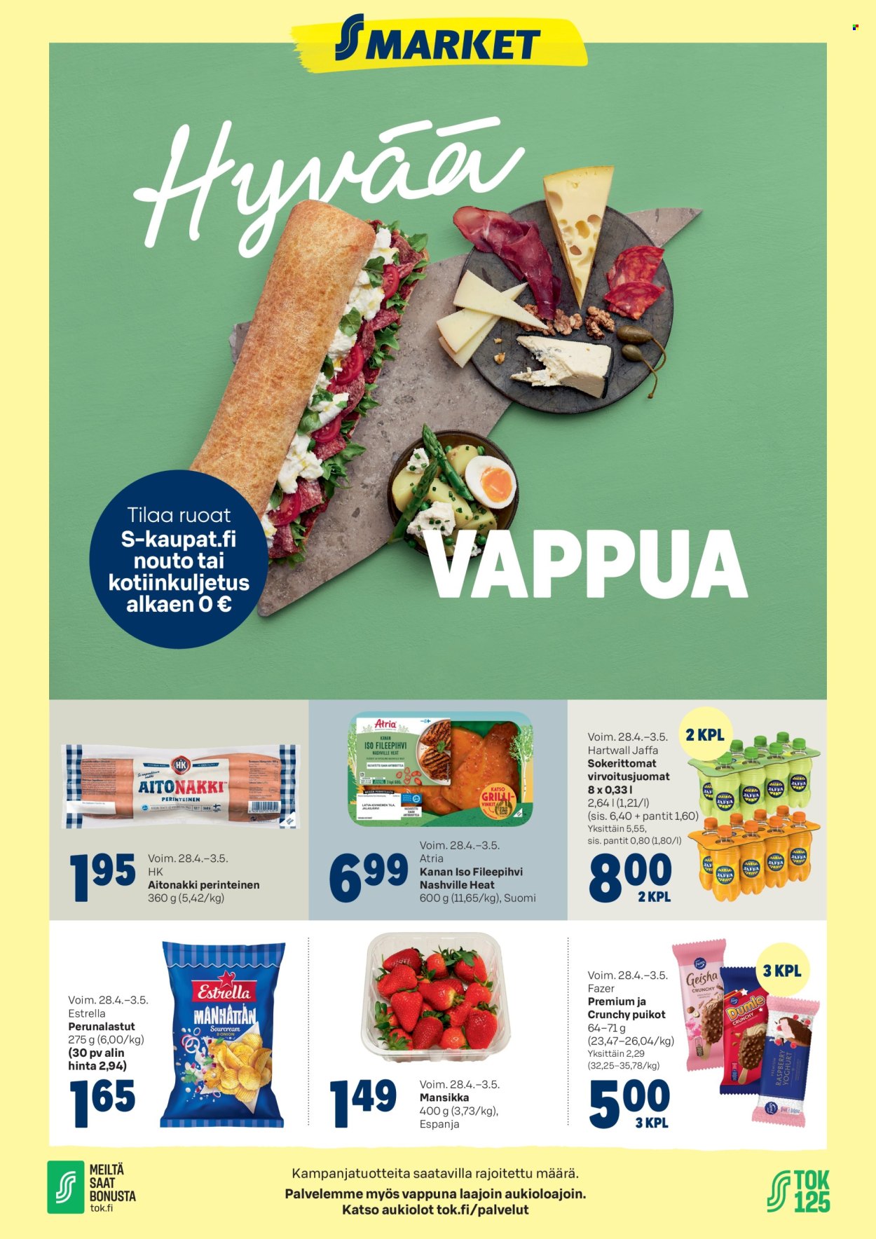 S-market tarjoukset - 28.04.2026 - 03.05.2026. Sivu 1