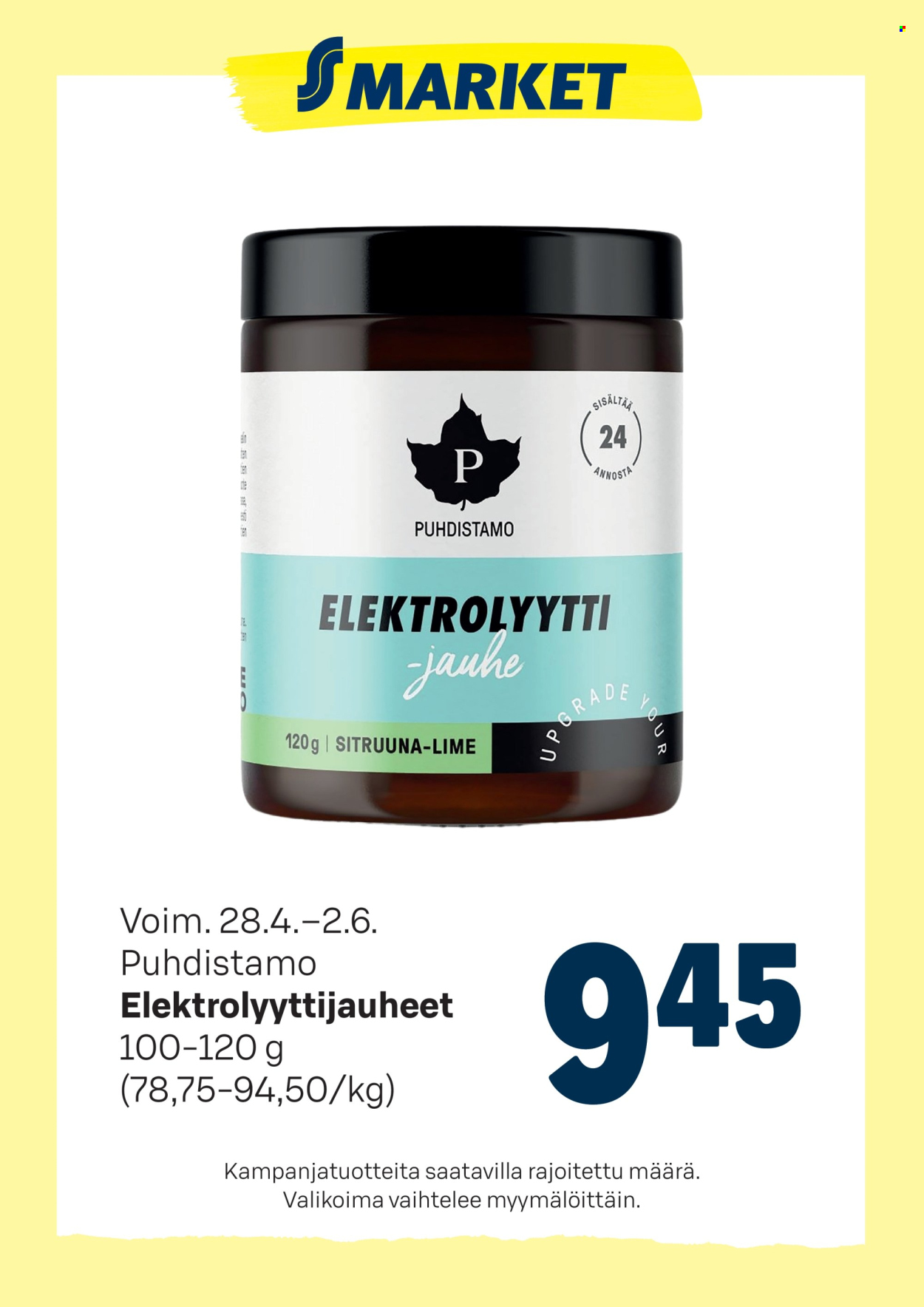 S-market tarjoukset - 28.04.2026 - 02.06.2026. Sivu 1