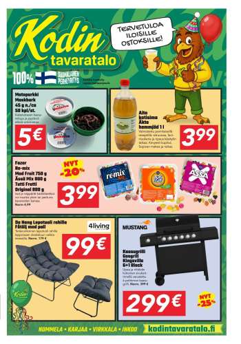 Kodintavaratalo tarjoukset  - 27.04.2026 - 10.05.2026.