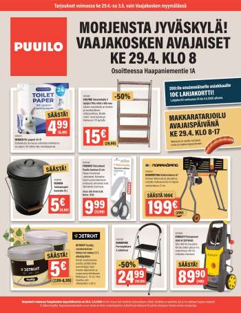 Puuilo tarjoukset  - 29.04.2026 - 03.05.2026.