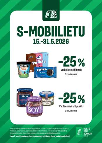 Sale tarjoukset  - 15.05.2026 - 31.05.2026.
