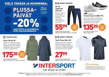Intersport tarjoukset  - 04.05.2026 - 04.05.2026.