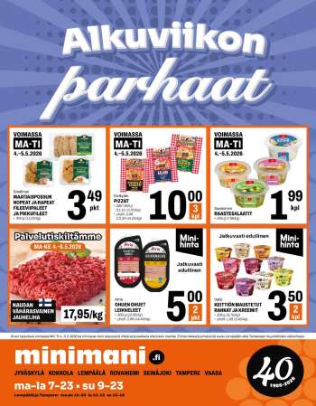 Minimani tarjoukset  - 04.05.2026 - 05.05.2026.