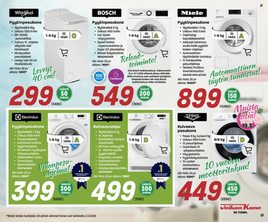 Veikon Kone tarjoukset - 04.05.2026 - 17.05.2026. Sivu 19