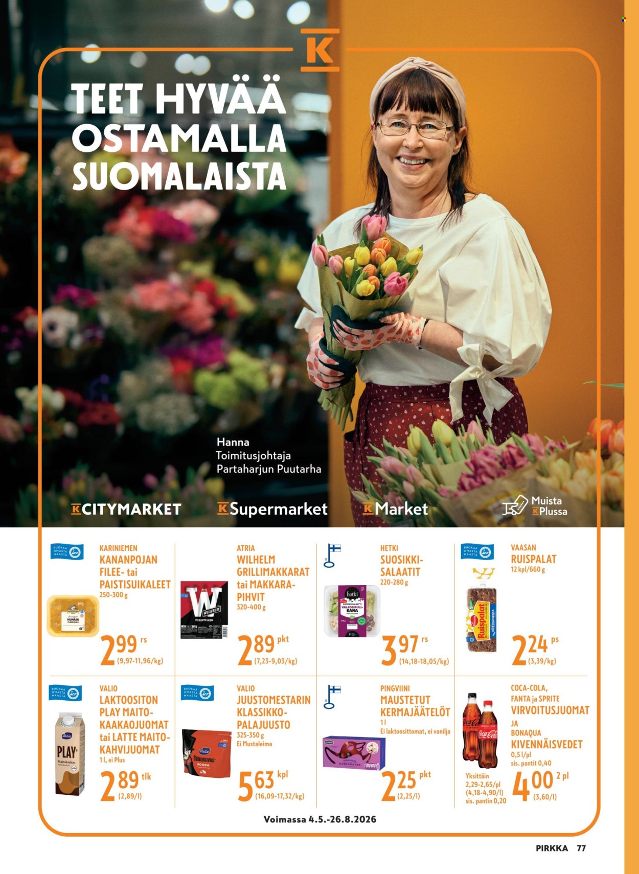 K-market tarjoukset - 06.05.2026 - 09.06.2026. Sivu 77