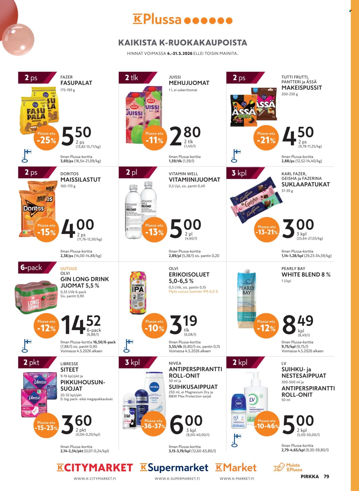 K-market tarjoukset - 06.05.2026 - 09.06.2026. Sivu 79