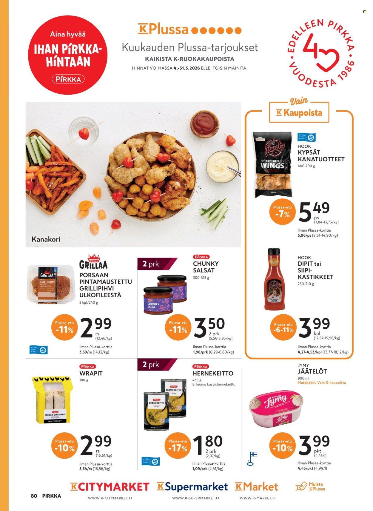 K-market tarjoukset - 06.05.2026 - 09.06.2026. Sivu 80