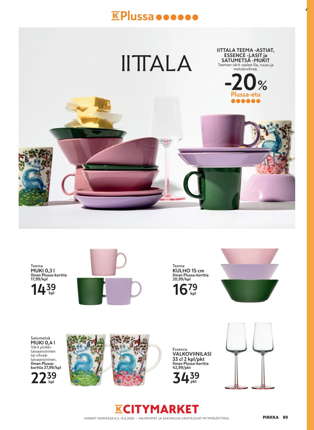 K-market tarjoukset - 06.05.2026 - 09.06.2026. Sivu 89