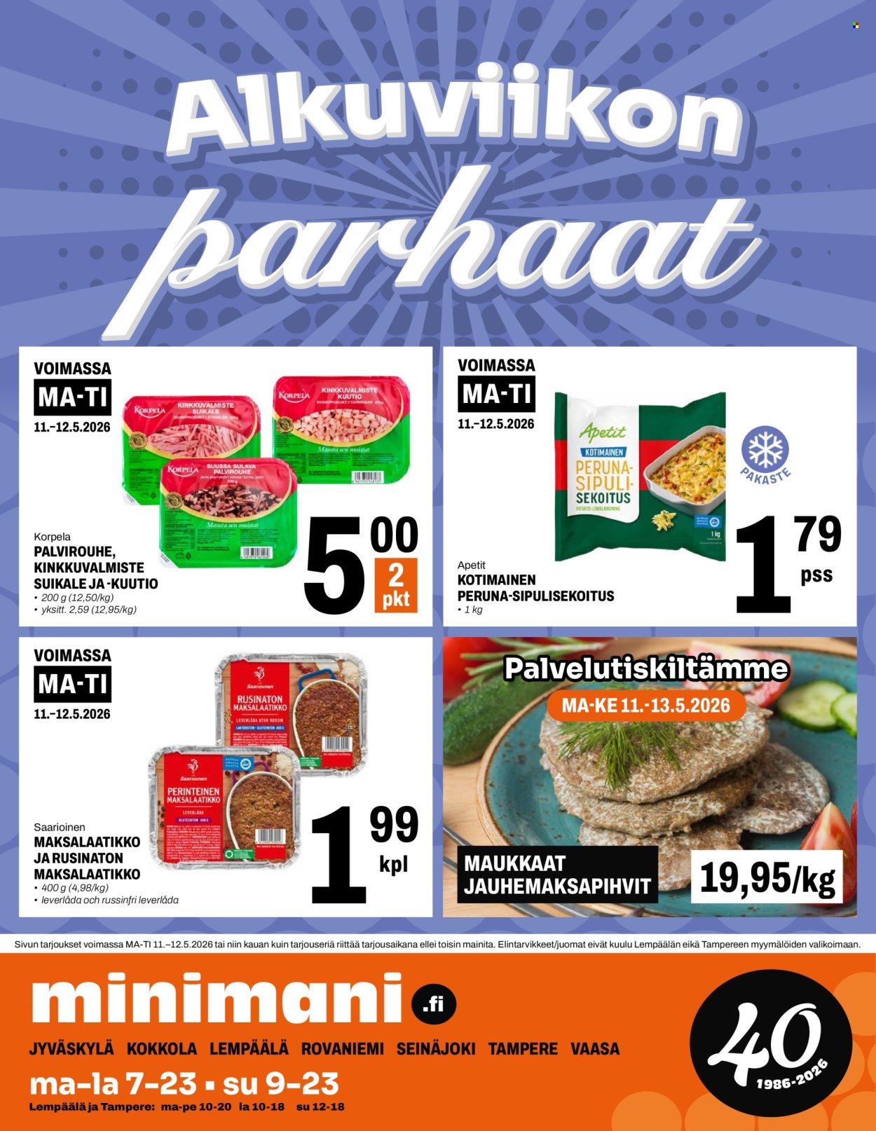 Minimani tarjoukset - 06.05.2026 - 10.05.2026. Sivu 16