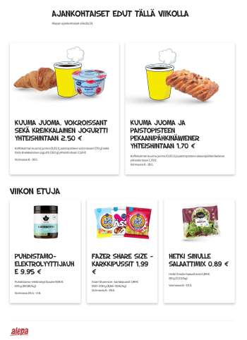 Alepa tarjoukset  - 06.05.2026 - 19.05.2026.