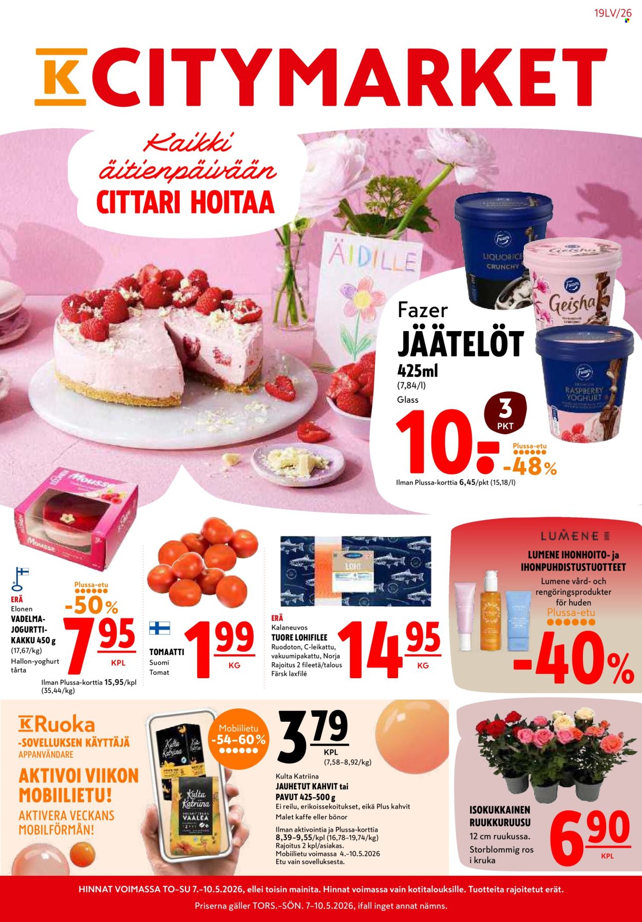 K-citymarket tarjoukset - 07.05.2026 - 10.05.2026. Sivu 1